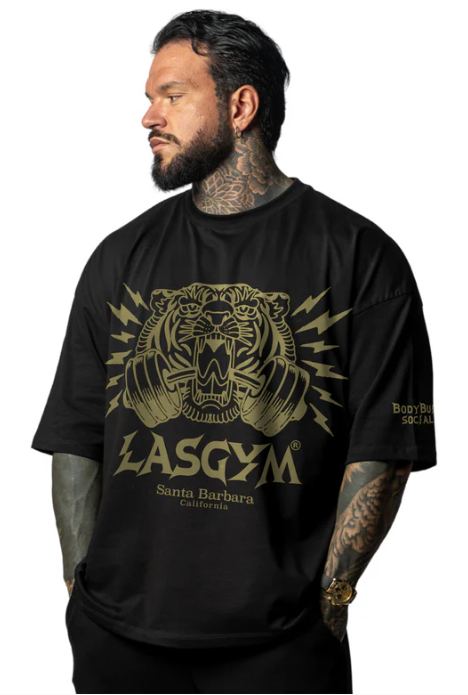 T-shirt SuperOver Silverlake NERO GOLD