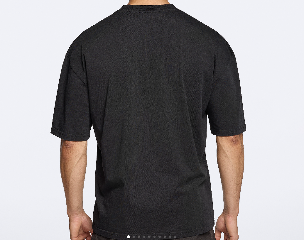 Maglietta Oversized Army - Black