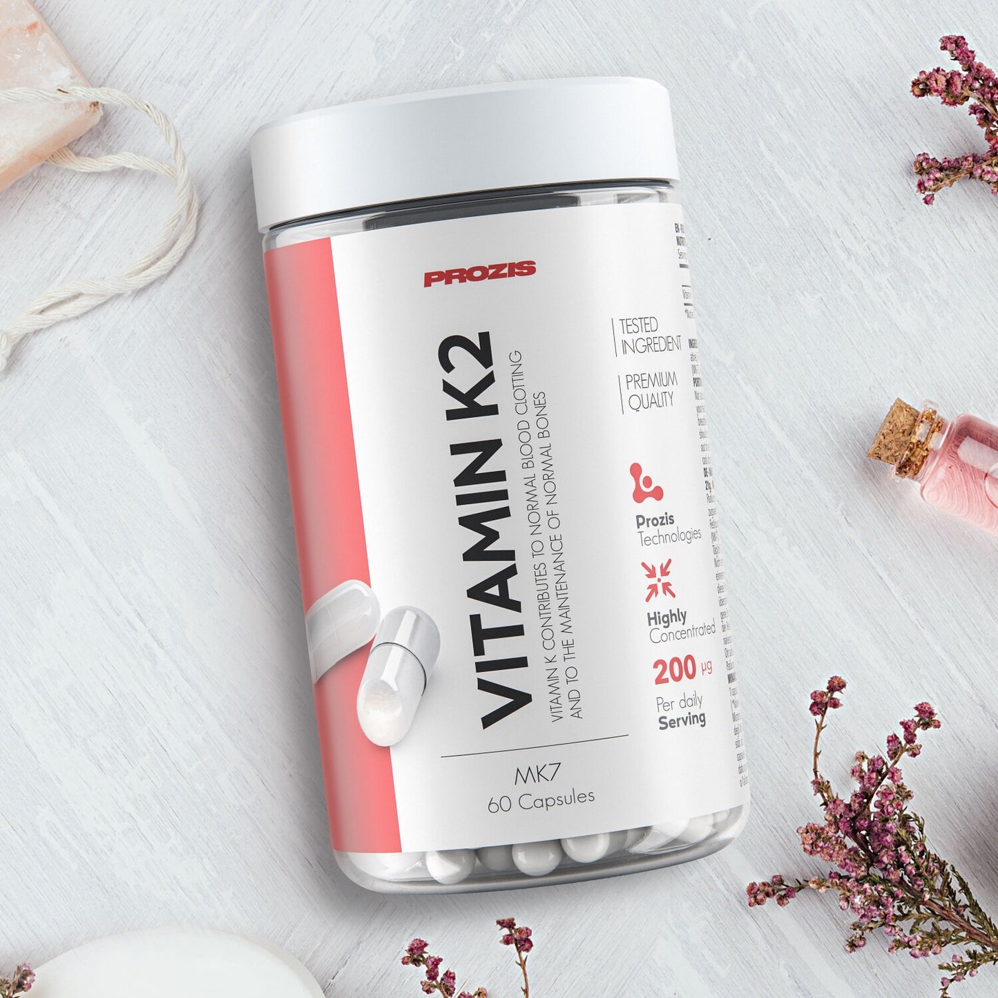 Vitamin K2-MK7 200mcg 60 caps
