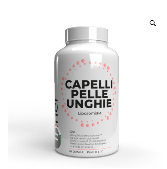 Capelli Pelle Unghie Liposomiale – Integratore di bellezza con collagene e cheratina