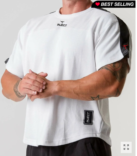 Hammer T-Shirt bianca INJECT NUTRITION