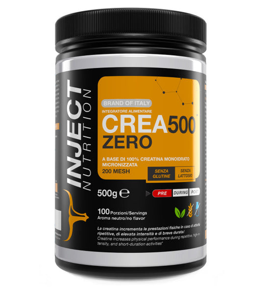 CREA500 ZERO Creatina Monoidrato (500 grammi)