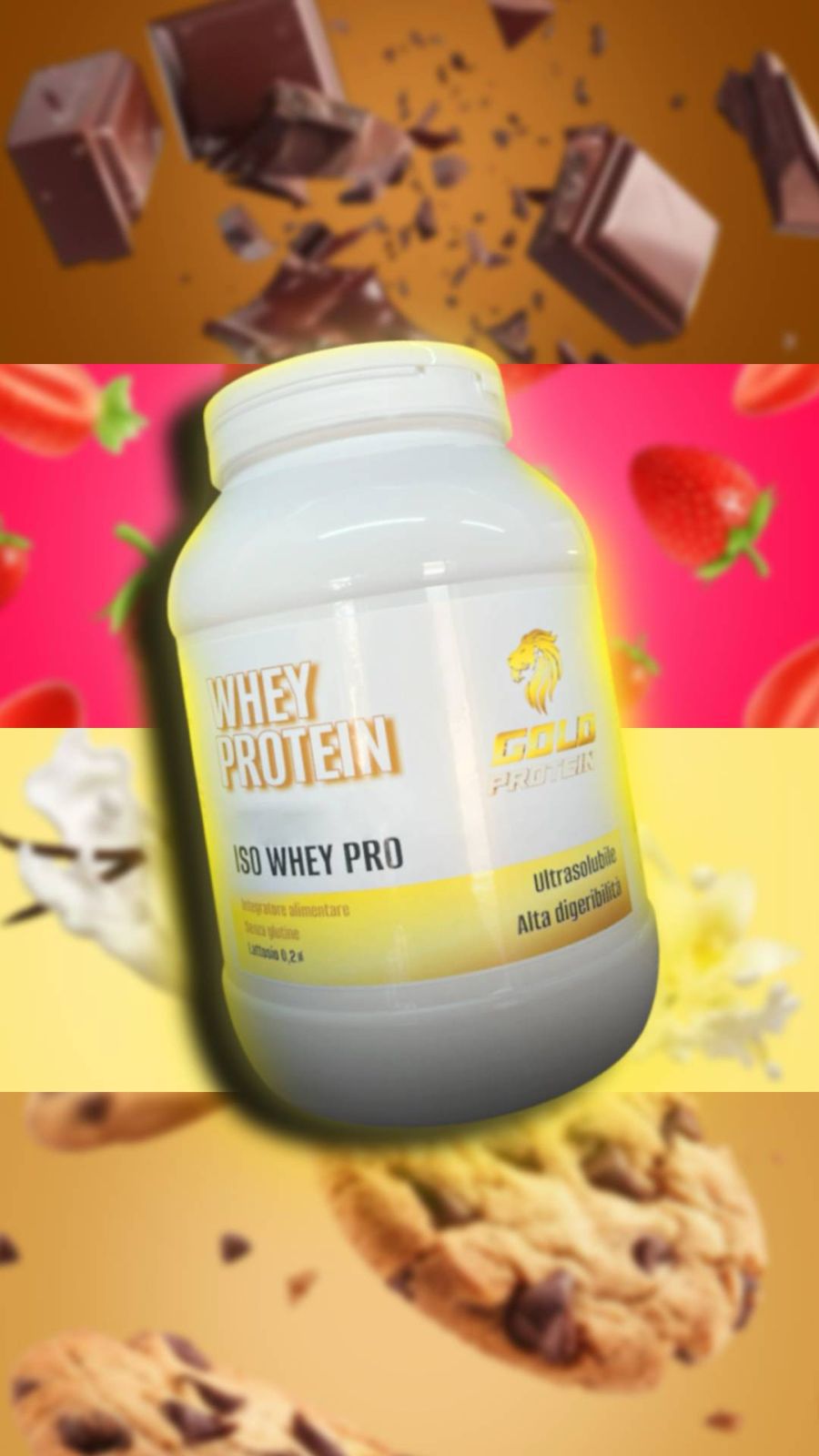 Gold Protein Iso whey pro 900g Isolac®
